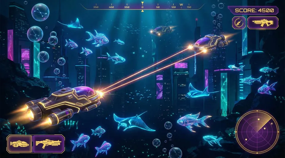 王者棋牌深海激光炮台 - 澳门棋牌